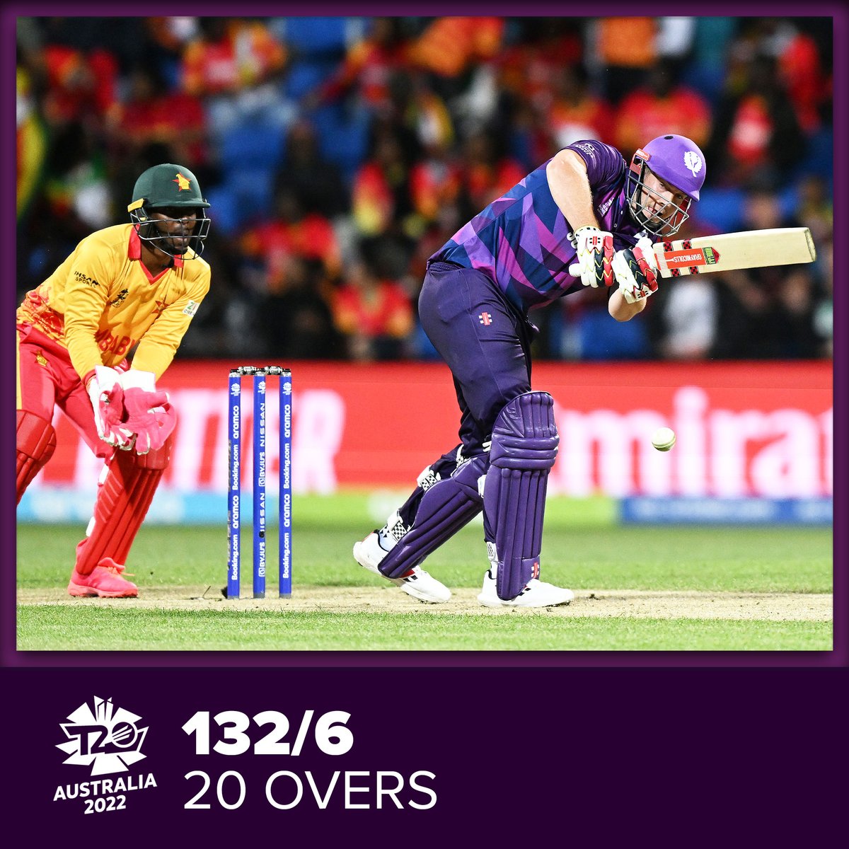 CricketScotland's tweet photo. Over to the bowlers. 

@T20WorldCup | #FollowScotland 🏴󠁧󠁢󠁳󠁣󠁴󠁿 https://t.co/6qlIaYJoiz