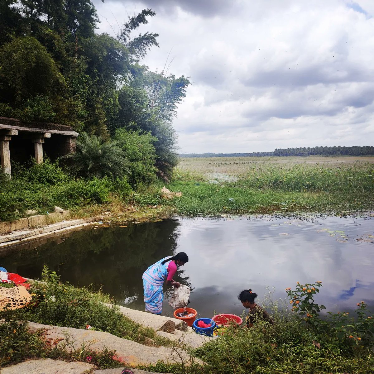 _unhurried's tweet photo. 'Kere's or tanks were the sources of water to many Indian cities that were not by the riverside; in south deccan, where the terrain has ups and downs, the overflow from a higher lake fills the lower one. Now you know why some areas in #bengaluru get flooded #unhurriedwalks #water https://t.co/ZHBZFluhIF