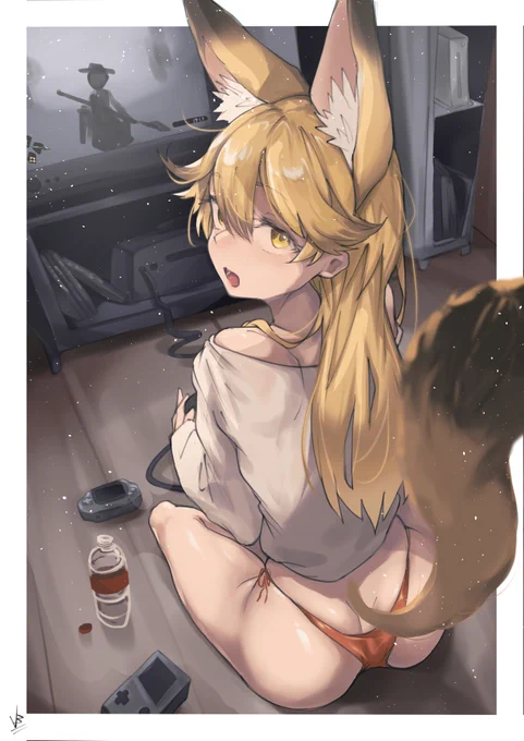 #けものフレンズ 
「今いいとこなのー」 