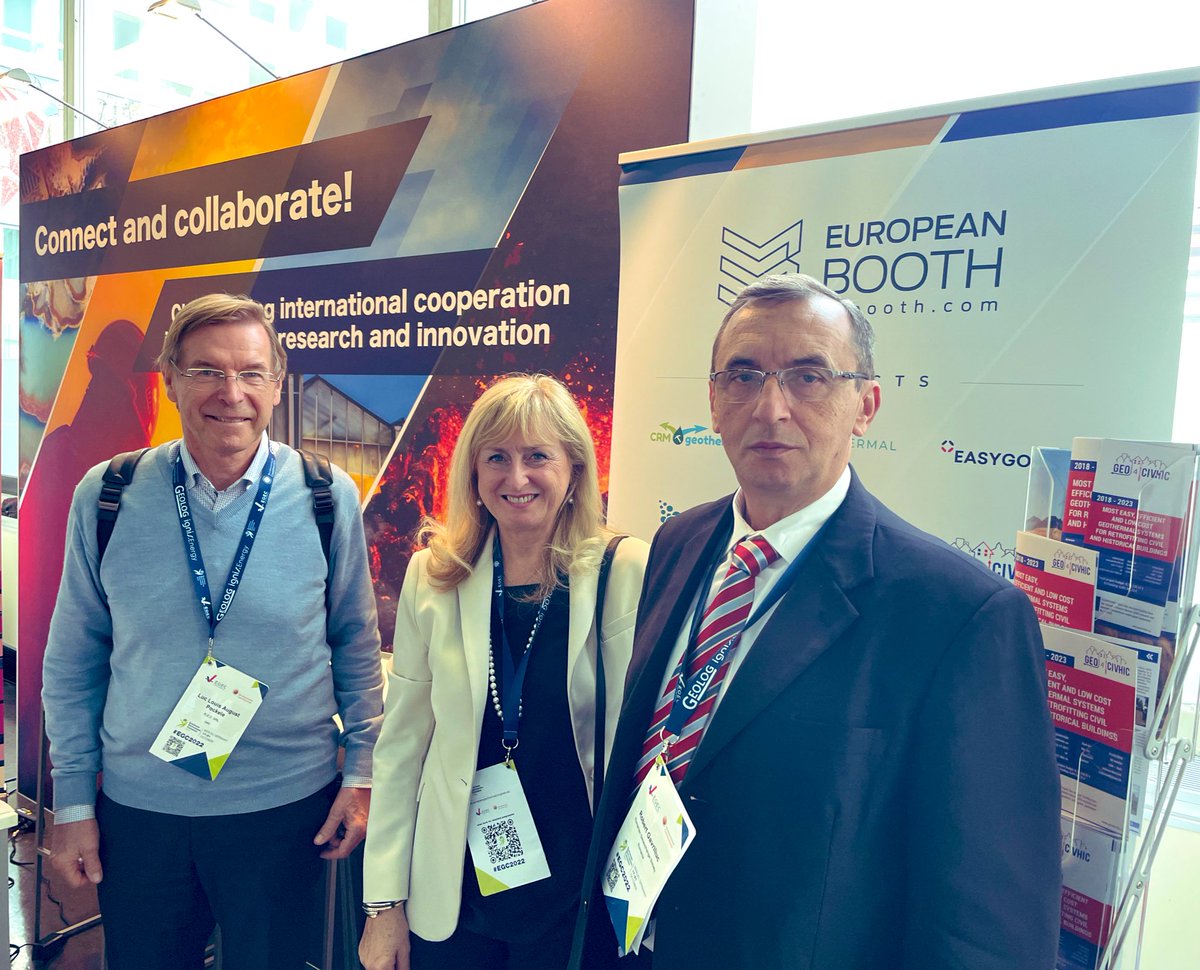 European Geothermal Research & Innovation Booth tweet media