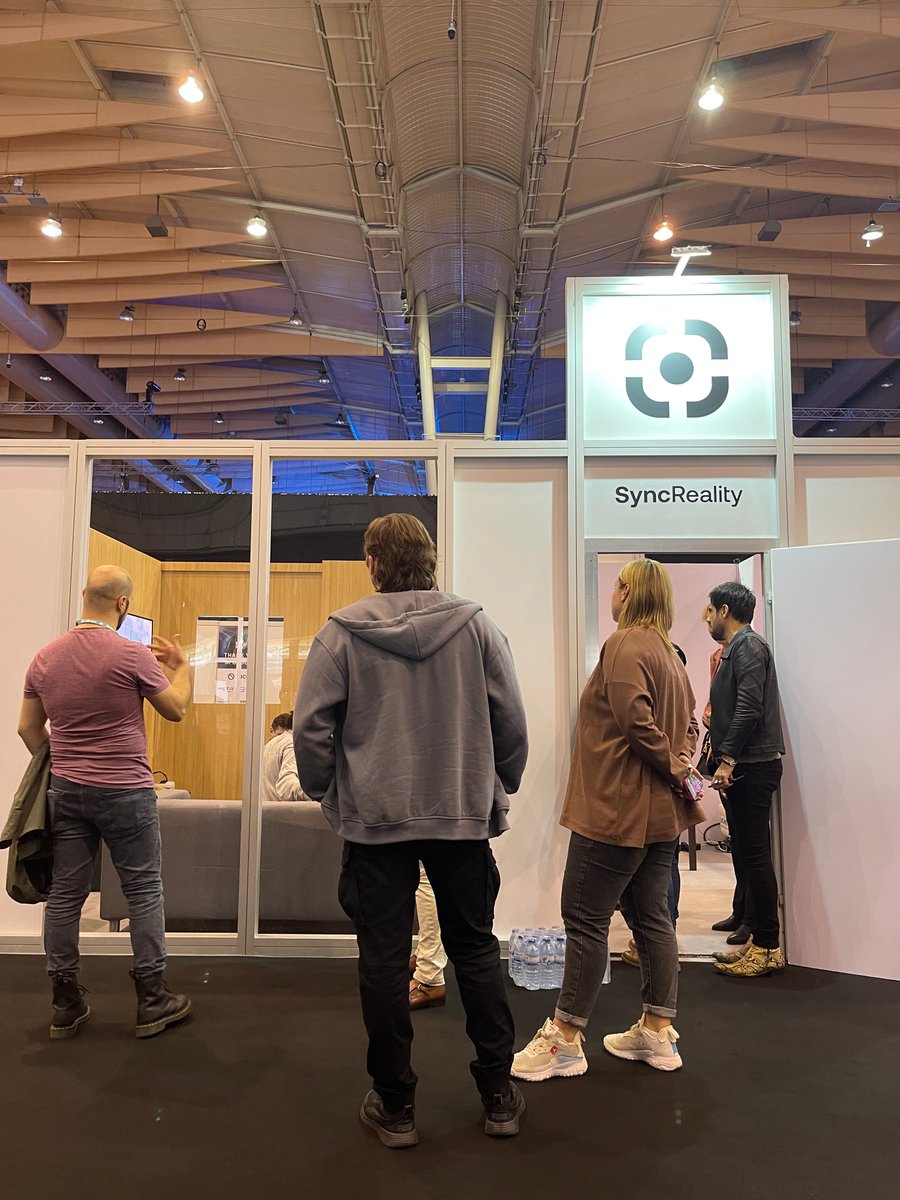 SyncRealityXR's tweet photo. "I've never had an experience like this!"
A first-time #SyncReality user here at #AWE2022.
We're still in Lisbon for Day 2 of Europe's largest AR expo, and the feedback has been tremendous. @ARealityEvent
#creators #ARealityEvent #team #VR #AR #community https://t.co/OAe37Uek99