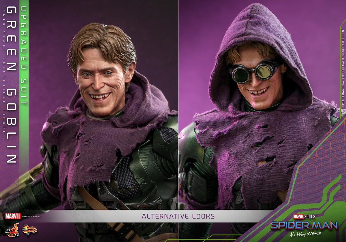 QuidVacuo's tweet photo. ¡Revelada oficialmente la Hot Toys de Green Goblin en 'SPIDER-MAN NO WAY HOME'! https://t.co/CI35hzU9FN