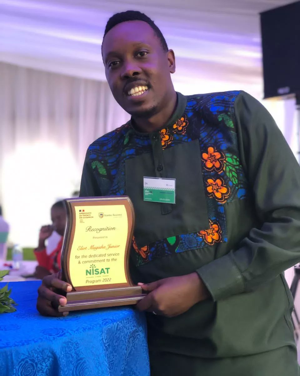 MugishaEliot's tweet photo. And the impactful people during the @NISATUG_ have been rewarded.

Thank you @FrenchEmbassyUg &amp; @SBILIncubator https://t.co/wHwHJ680Z3