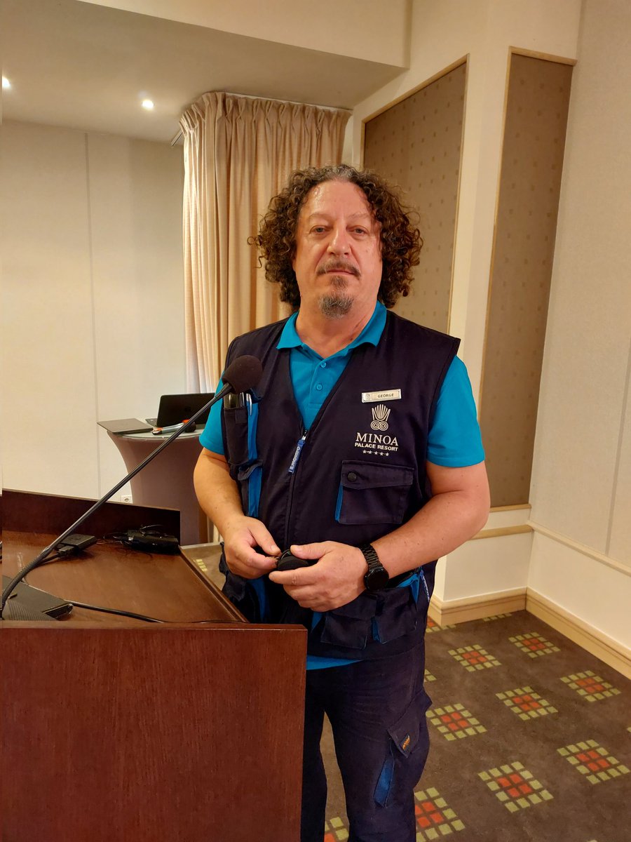 snippet_project's tweet image. Thank you to the technician @MinoaPalace in Crete who assisted us during the whole school and fixed unexpected problems.