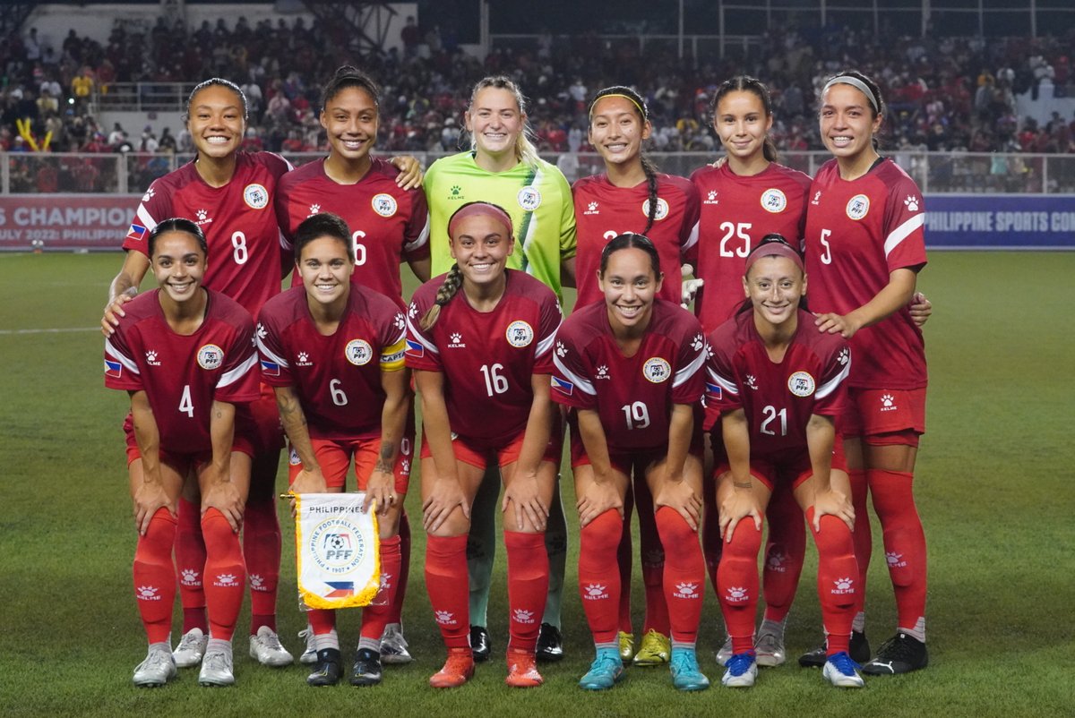 philfootball's tweet photo. The 🇵🇭 Philippines will know the countries it will face in its historic #FIFAWWC appearance next year when the official draw for the tournament is staged tomorrow.

The Filipinas is situated in Pot 4 for the World Cup draw.

#LabanFilipinas #ParaSaBayan #WinTheMoment https://t.co/OGnBLSZJhe