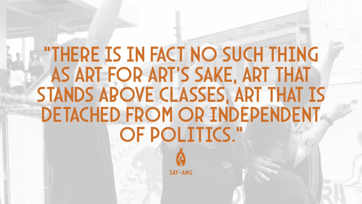 SayAngUC's tweet photo. What is Say-ang? Get to know more about the only nationalist, scientific, and mass-oriented cultural organization in the University of the Cordilleras!
Sign up for our very first Mass Orientation!
October 29, 2022 | 1 PM
https://t.co/omFsMTtERJ
#JoinSayAng
#ArtistaNgBayan https://t.co/4VmlCYrxsX