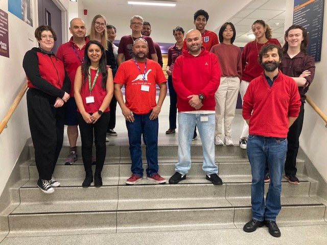edi_events's tweet photo. We are happy to celebrate Wear Red Day again this year in Chemistry at Imperial College London! #WRD22 @SRTRC_England https://t.co/dVe81RXE45