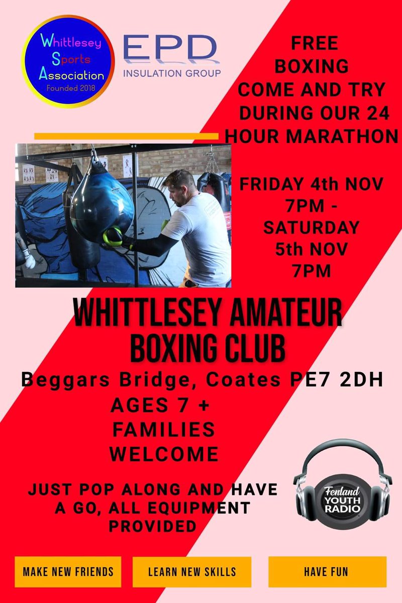 WhittleseyABC's tweet photo. Come down and learn the art of boxing 🥊🥊 https://t.co/6p5mMoDjo0