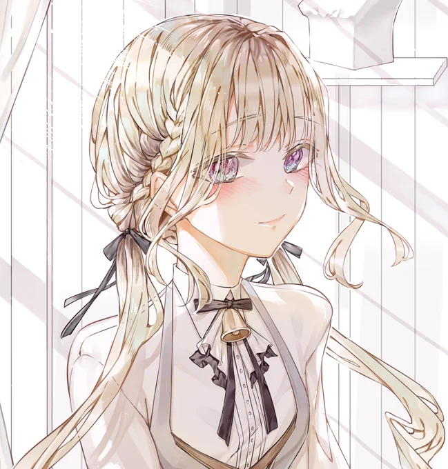 ロシェちゃん、ヴァイス君の顔アップとメガネ無し差分 