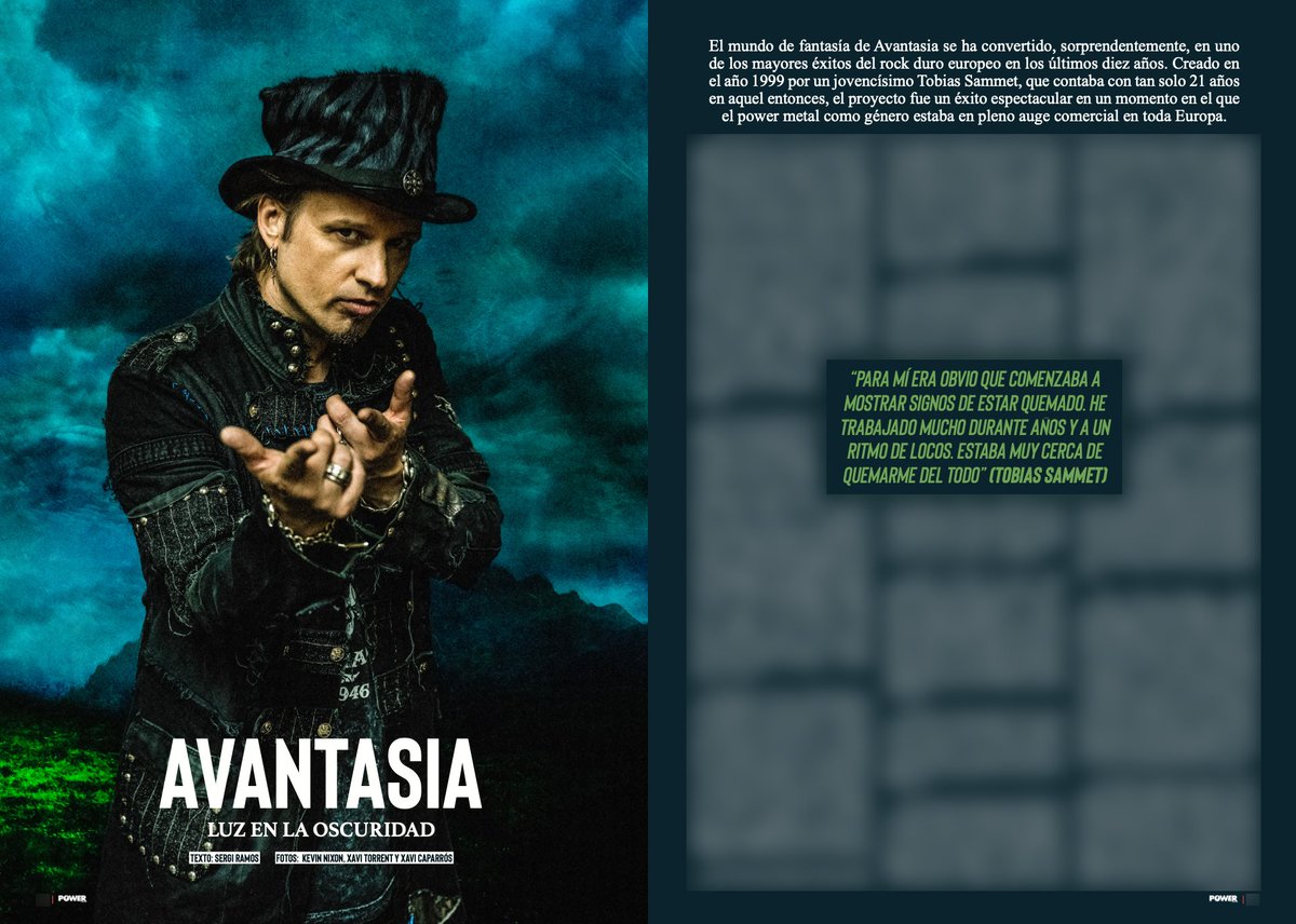 powermagazinesp's tweet photo. Hoy @_avantasia lanza su disco y recordamos que son portada de @powermagazinesp y tiene un reportaje de 8 páginas donde desgranamos su nuevo trabajo, hablamos de lo sucedido en @bcnrockfest y sobre la cuarentena de #TobiasSammet en #Mysteryhousen.
⚡
🛒 https://t.co/KB5aKSV3it
⚡ https://t.co/WmtEh2gsU8