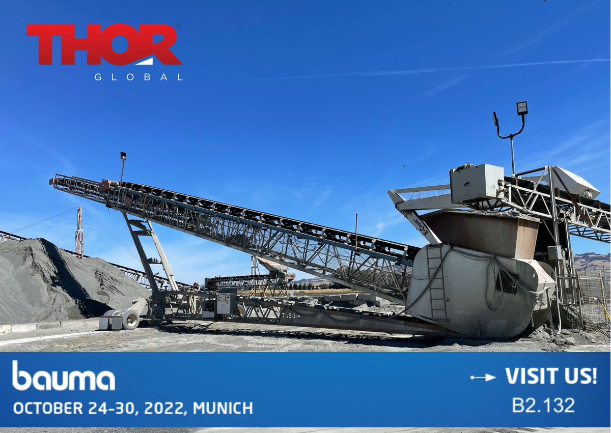It's almost that time of the year again! 👷
We'll be at Bauma 2022 next week, and we would love to catch up with you. 🇩🇪

Swing by booth B2.132 👋
#BAUMA2022 #BAUMAMunich #THOR #THORGlobal #THORStacker