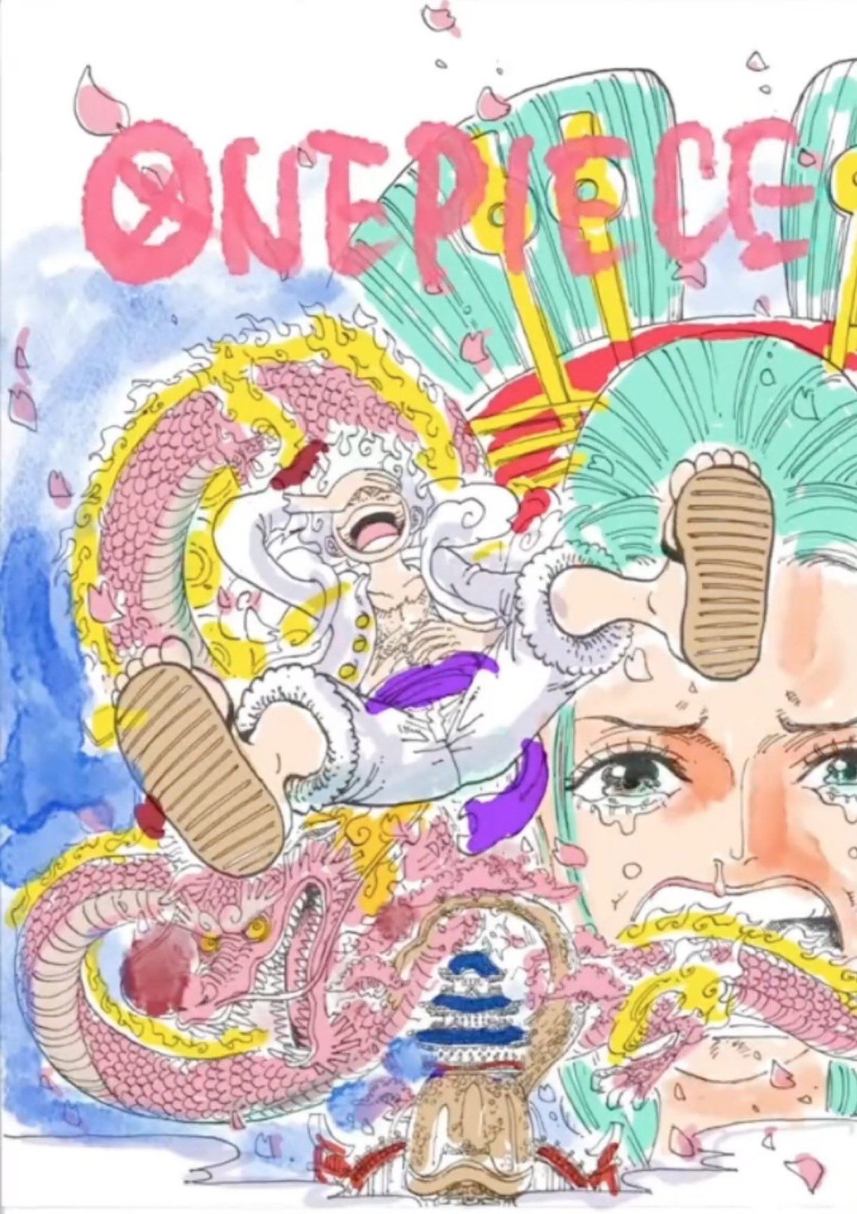 ONE PIECE SPOILERS on X: #ONEPIECE1065 LEAD COLOR PAGE OF THE