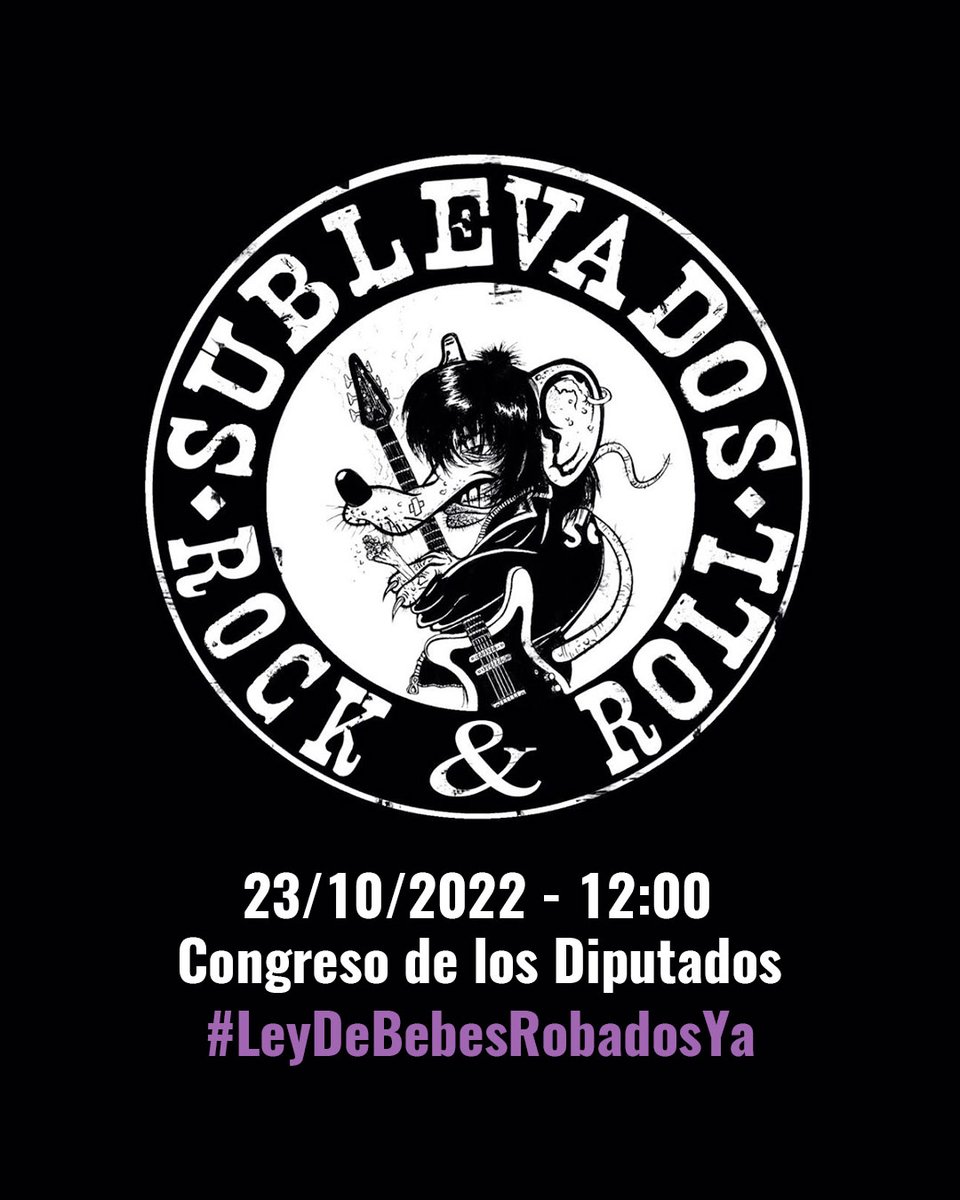 BEBES_ROBADOS_'s tweet photo. CONCENTRACIÓN
#LeyDeBebesRobadosYa
🕛23/10-12:00
📍Congreso Diputados

Sublevados se unen el 23 y tocarán en directo, entre otras, su canción
Niñ@s Robad@s, dedicada a las personas en busca de su identidad de origen.
¡Gracias por vuestra solidaridad!
👇👇
https://t.co/fZ4W0212TM https://t.co/8uTytu2BMA