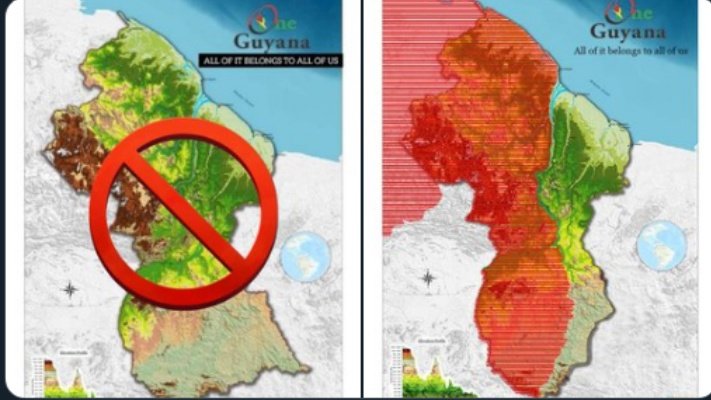 Buen día Venezuela! Estamos en guerra mediática con Guyana y es momento de hacer valer nuestros legítimos derechos sobre el territorio Esequibo #21Oct

Comparte el verdadero mapa del vecino oriental. #MiMapa