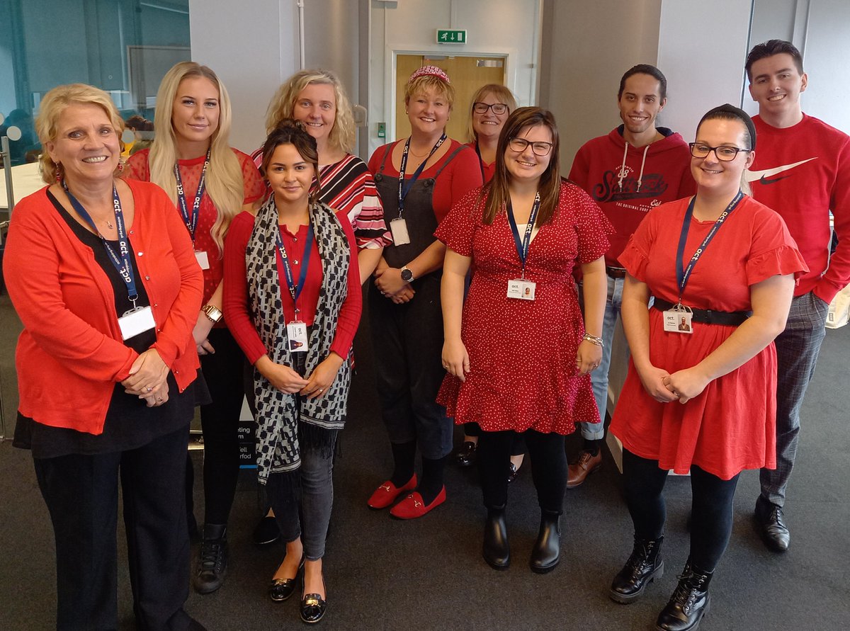 acttrainingltd's tweet photo. Today is #WRD22! 🟥

Both staff and learners wore red this week to make a stand against racism! Jobs Growth Wales+ learners went the extra mile to educate themselves and took part in a session with @theredcardwales. Well done everyone! https://t.co/kIPUptxJ7E