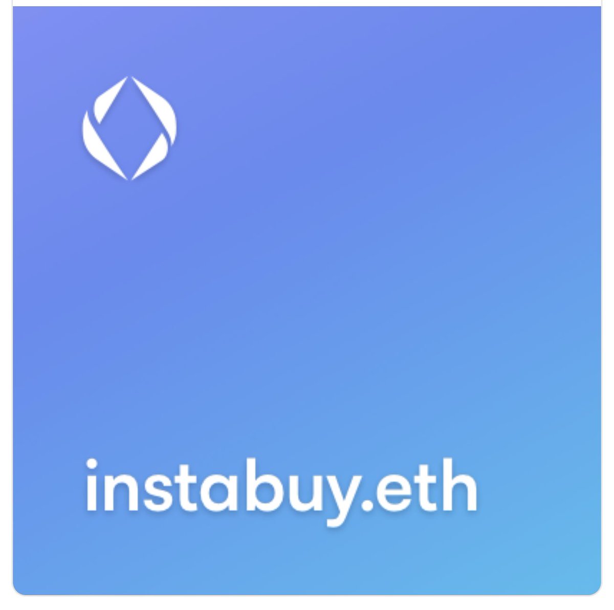 Instabuy.eth
0.19E

<a href="/ensvision/">Vision.eth</a> #Web3 #ENS #ensdomains