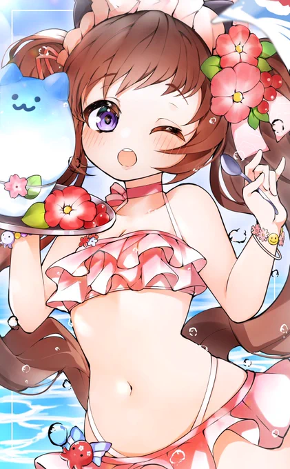 #あなたのぴんく色の作品を見せてください薄目で見れば全部ピンクよ!!!!!! 