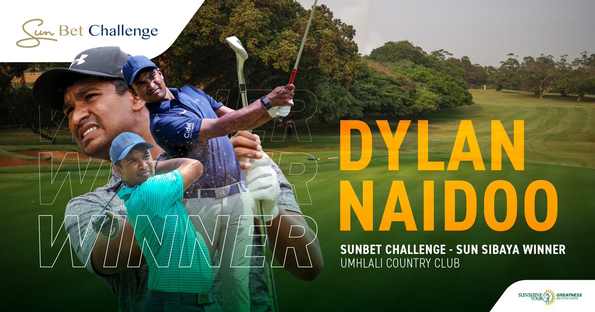 Sunshine_Tour's tweet image. 𝓒𝓸𝓷𝓰𝓻𝓪𝓽𝓾𝓵𝓪𝓽𝓲𝓸𝓷𝓼 Dylan Naidoo on winning the SunBet Challenge hosted by Sibaya. 

Maiden victory on the Sunshine Tour for Naidoo 👏🏆

#SunBetChallengeSibaya 
#SunBetChallenge 
#GreatnessBeginsHere 
#SunshineTour 
#DylanNaidoo