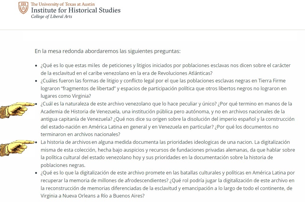 430 volúmenes de la historia de la manumission en Venezuela colonial están ya en línea. Para una discusión de archivos digitales y esclavitud, incluido el masivo "SlaveVoyages", registrese Zoom Octubre 27 3:30-5:30 CT. utexas.zoom.us/webinar/regist…