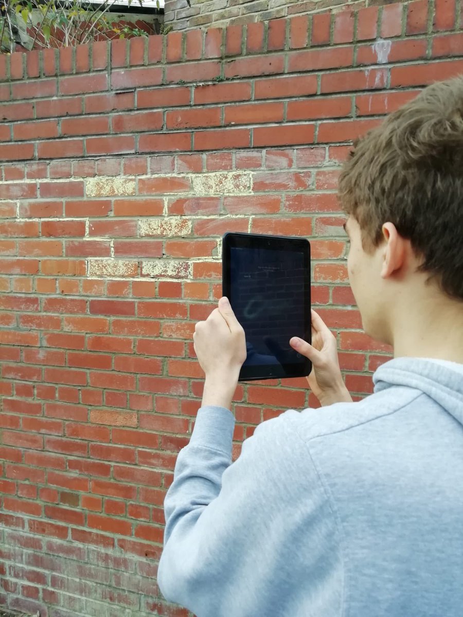 RiponEvolve's tweet photo. ❤️ LOVE OUR COLLEGES ❤️

This week in maths, students looked at fractions. 
Outside, they worked to identify what fraction of irregular chalked brick shapes were shaded and fed back using Microsoft Flip! 

#RiponEvolve #CravenCollege #loveourcolleges #MicrosoftUK #MicrosofEDU https://t.co/o3gZwQ6eSS