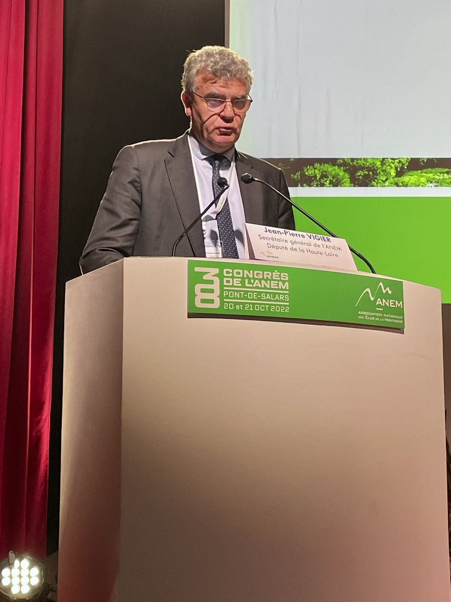 Le nouveau secrétaire général <a href="/AnemMontagne/">AnemMontagne</a> et député de la haute loire Jean Pierre Vigier <a href="/J_PVigier/">Jean-Pierre Vigier</a> annonce les motions portées par les élus de l’ANEM