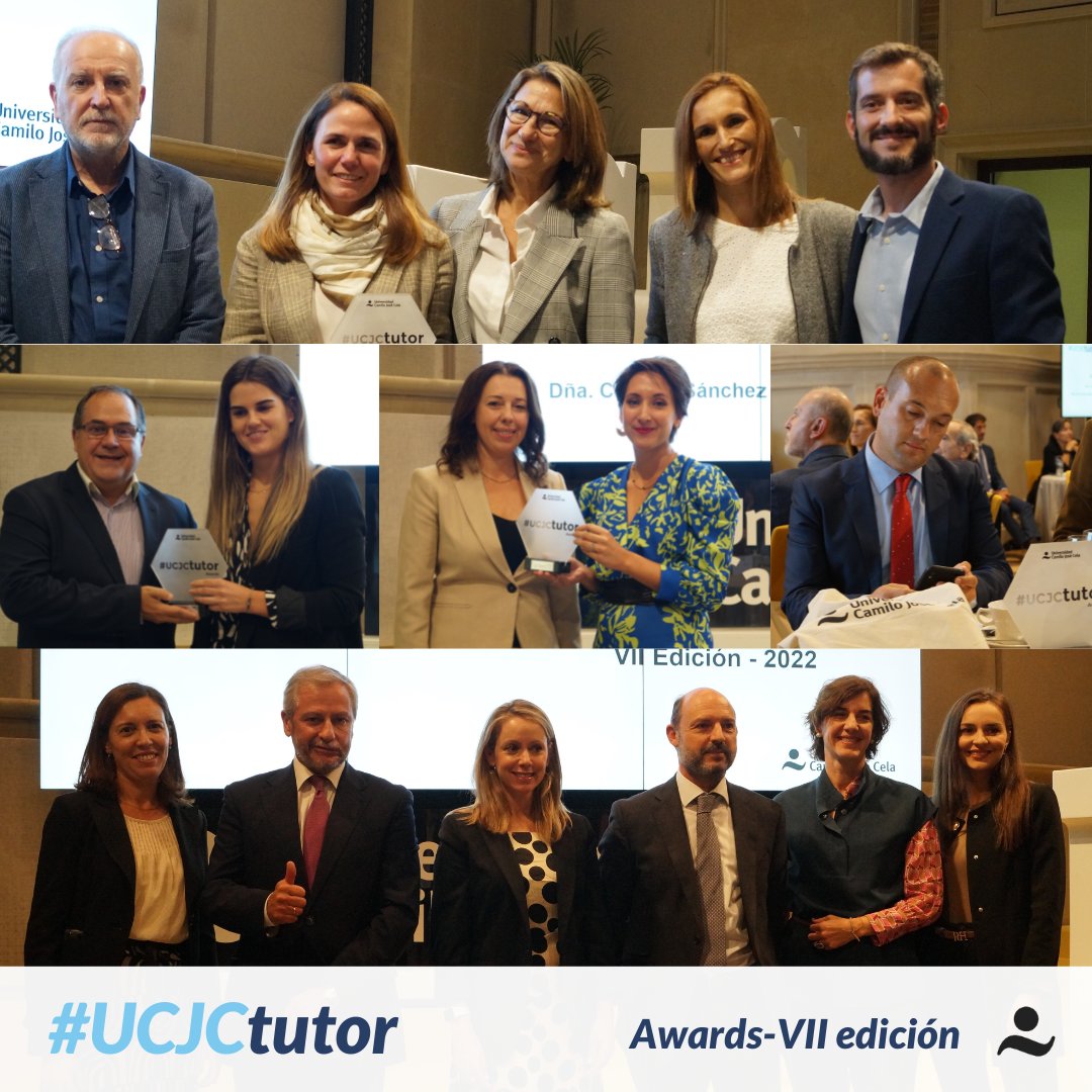 universidadcjc's tweet photo. Diez empresas premiadas por la #UCJC en la VII edición de los Tutor Awards, por su papel de tutores en la formación de nuestros alumnos durante su periodo de prácticas profesionales en sus organizaciones.¡Enhorabuena a los premiados! #ucjctutor
👉Ganadores https://t.co/y3yg9Fi8sH https://t.co/26SRK5inkT