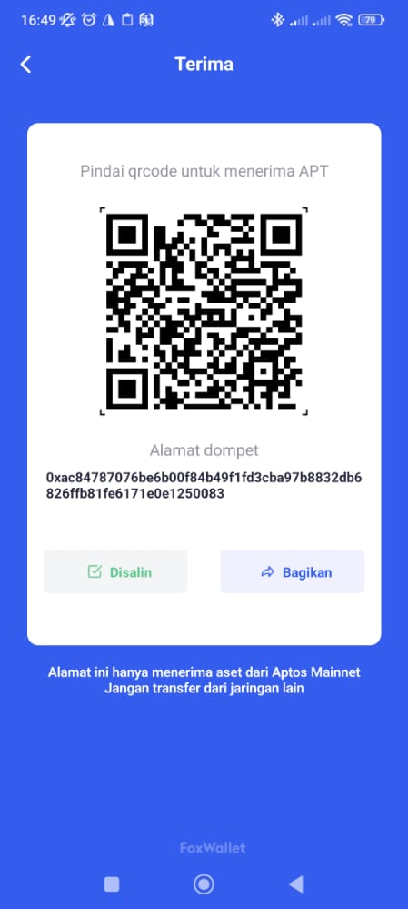 BifaIkoto's tweet photo. @FoxWallet @AptosFoundation @AptosNews1 @aptos_news @AptosEcosystems @AptosNewsHQ 0xac84787076be6b00f84b49f1fd3cba97b8832db6826ffb81fe6171e0e1250083 https://t.co/A5oBonyb1K