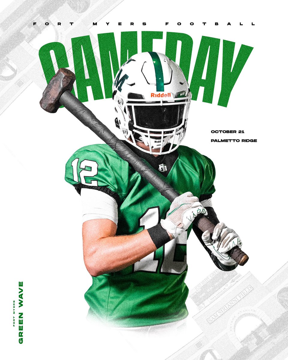 JMidgett10's tweet photo. Should be a beautiful night for football as @_RidgeFootball comes to #EdisonStadium to take on your #GreenWaveFootball team tonight at 7pm.
See you there!!
#GoGreenWave https://t.co/F9aNLf7jJU