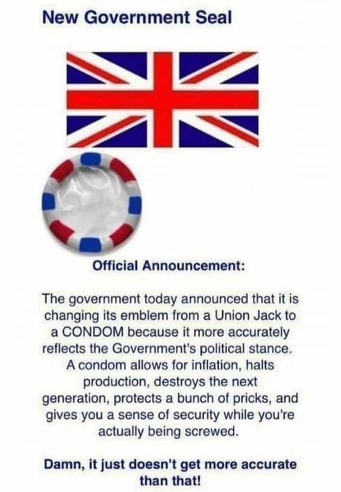 Think this about sums it up...
#DowningStreet