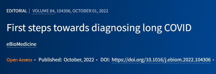 eBioMedicine's tweet photo. In our October issue, read our editorial all about Long #COVID, and call for papers that will advance our understanding of the disease mechanisms and identify effective therapeutics
#CureARDS

Read #openaccess https://t.co/l53cCQ4kf0 https://t.co/s6JtpDKUIK