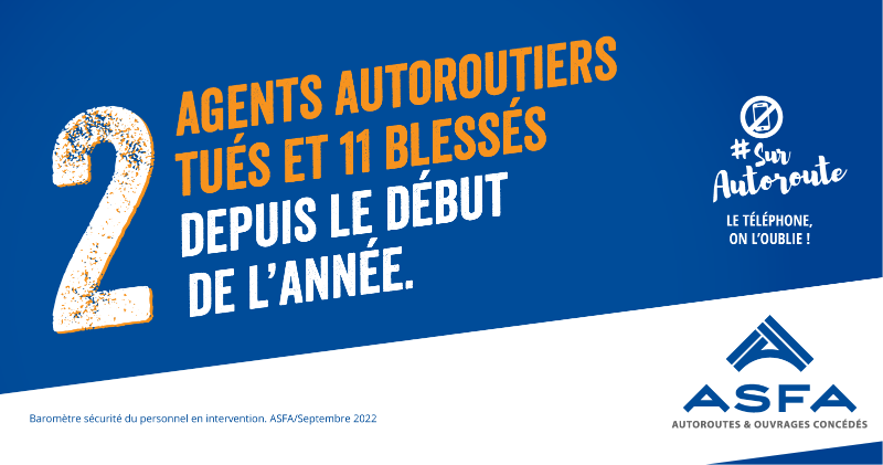 ASFAutoroutes's tweet photo. Depuis le début de l’année, 2 agents autoroutiers ont perdu la vie et 11 ont été blessés. Alors pour la sécurité de tous, #surautoroute le #téléphone on l’oublie !
En savoir plus ➡️ https://t.co/bF0sImXYJH https://t.co/CQwCkvFEHe