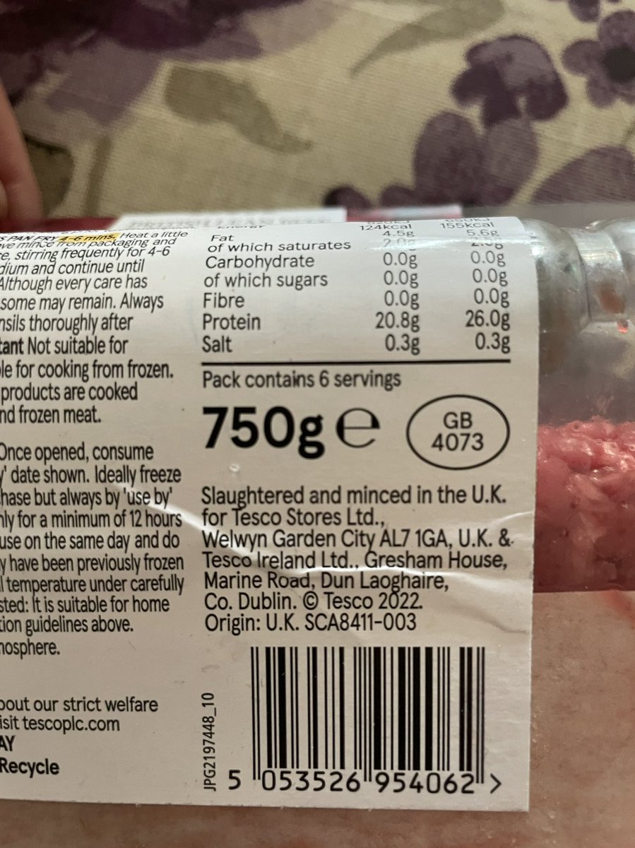 Wife brought some beef mince yesterday from <a href="/Tesco/">Tesco</a> stores.
Labelling suggests British beef from trusted farms. 
Rear states slaughtered and minced in UK.
<a href="/Tesco/">Tesco</a> is this British beef? Or just a bit of clever labelling of imported beef? #farming #backbritishfarmers <a href="/RedTractorFood/">Red Tractor</a>