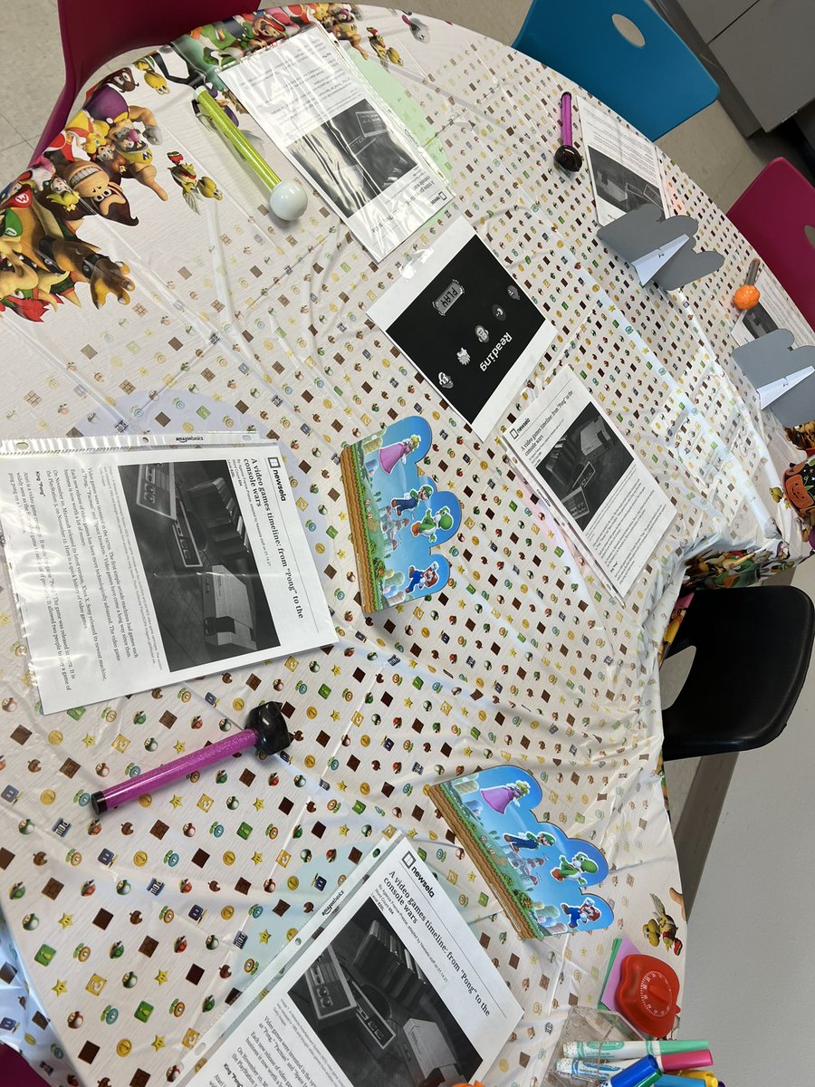 Todays the day! Excited for guided reading groups today working on Author’s Claim and Perspective Mario Style #ocpsRYS #ImpactCDL