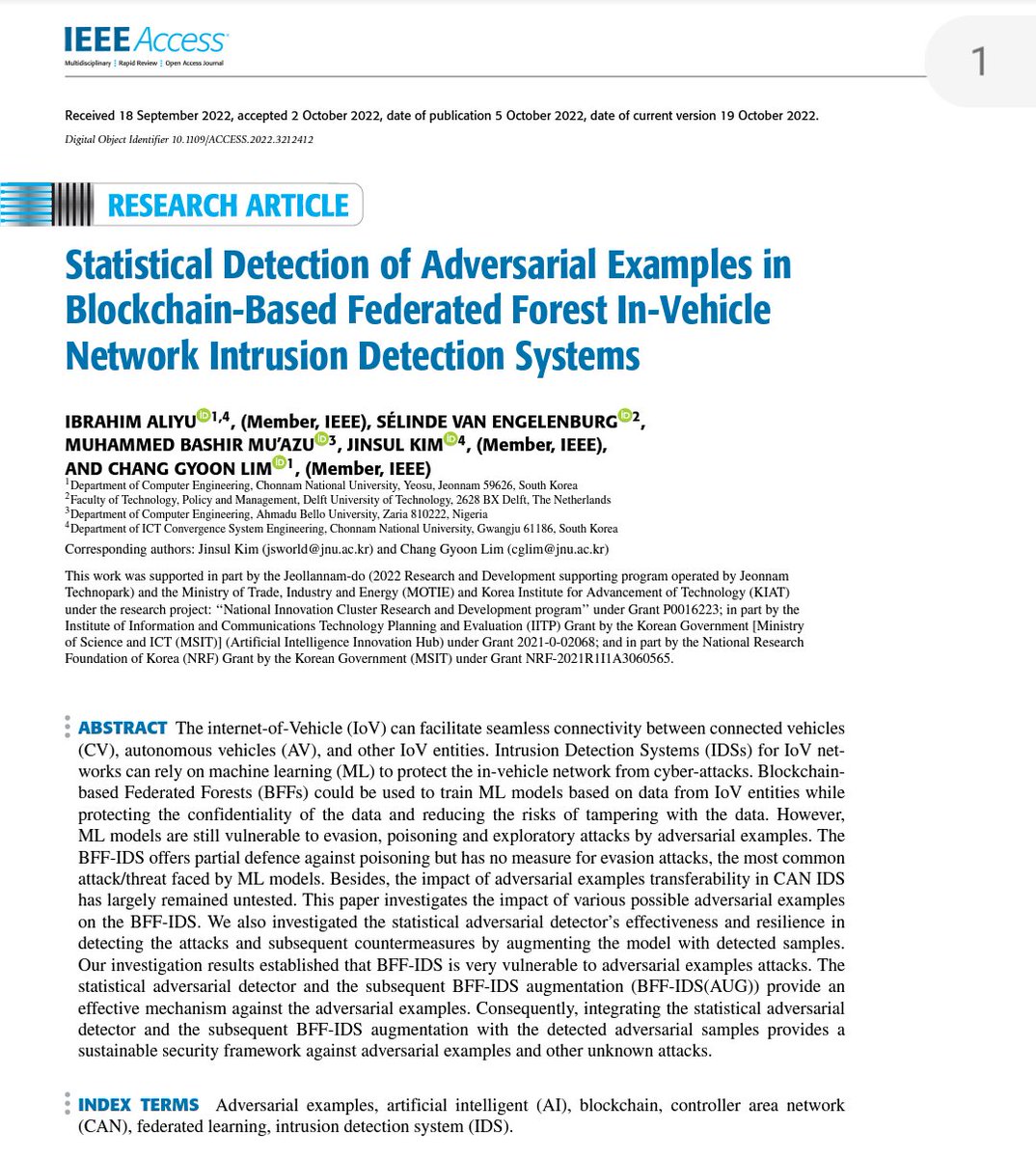 mbmuazu's tweet photo. Another IEEE publication for @ibal3233 ...ever so proud of you.
And I don't take your trust in me for granted. https://t.co/vmroo782ke