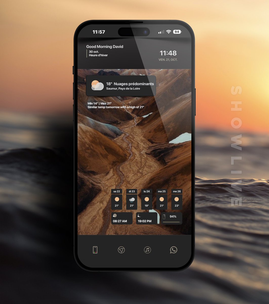 TeboulDavid1's tweet photo. Friday happiness on #iPhone14ProMax ๐ด๐ด๐ด
.
.
๐ #ShowLiveโก๏ธ@SeanKly
๐ Icons me
.
.
#ios16homescreen
#iOS1603
#iconboard
#ios16icons
#shortcuts
#Wallpaper
#iPhone14ProMax
#ShowLive๐ค @jennysblessed (edited) @RheinlandMike ๐ฅณ https://t.co/O63BfMAoZH