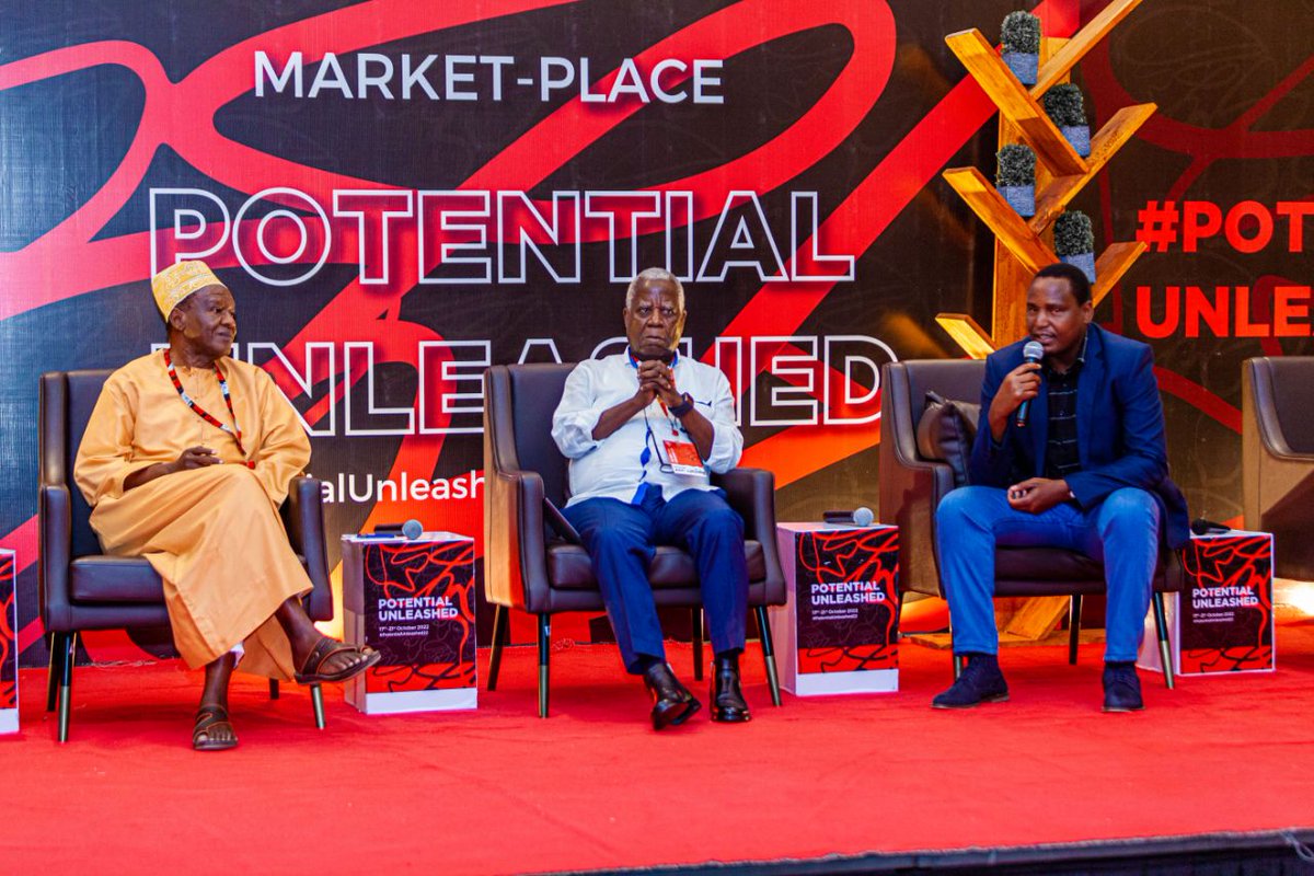 SparkSahara's tweet photo. We are honored to have Rtd. Amb. Ami Mpungwe @AMpungwe and Dr. Hassan Mshinda on a fireside chat moderated by @musakamata on how to unlock local capital for a startup in Tanzania through high-net-worth individuals 
#PotentialUnleashed22 #PotentialUnleashedTZ https://t.co/IzA95jrCuS
