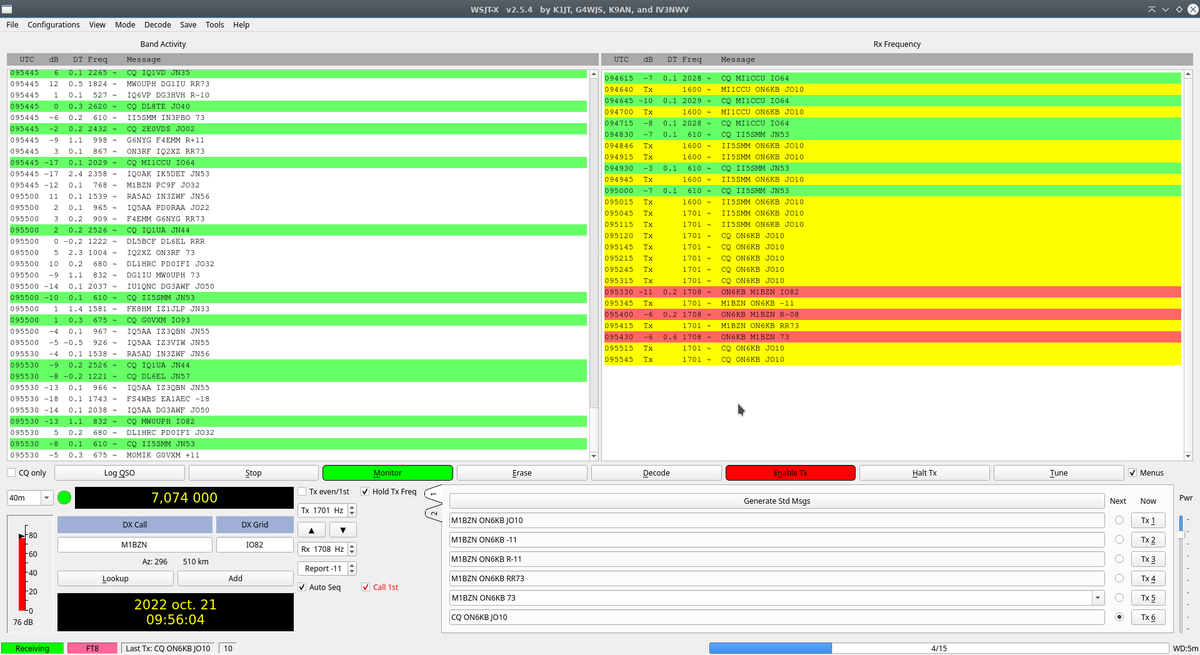 ON6KB's tweet image. First FT8 QSO with my homemade ADX! #hamr