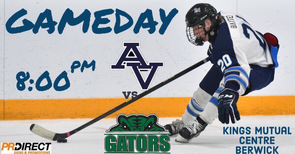 AVhockeyteam's tweet photo. Finally! Itβs game day! On the road to Berwick to take on CK. Catch all the action on Facebook https://t.co/3sxMOtAKAT. #AVpride https://t.co/pY1imTRrCq