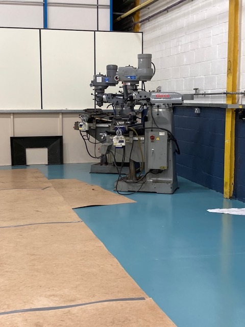 PETA_training's tweet photo. Week 2 of updating our engineering facilities!

At the start of the week, the shop floor was stripped, prepared and painted, while the mills are being put back into position today. Keep an eye out for our weekly updates!

#engineering #engineeringmachines #companyupdates https://t.co/eyFEOL8JV0
