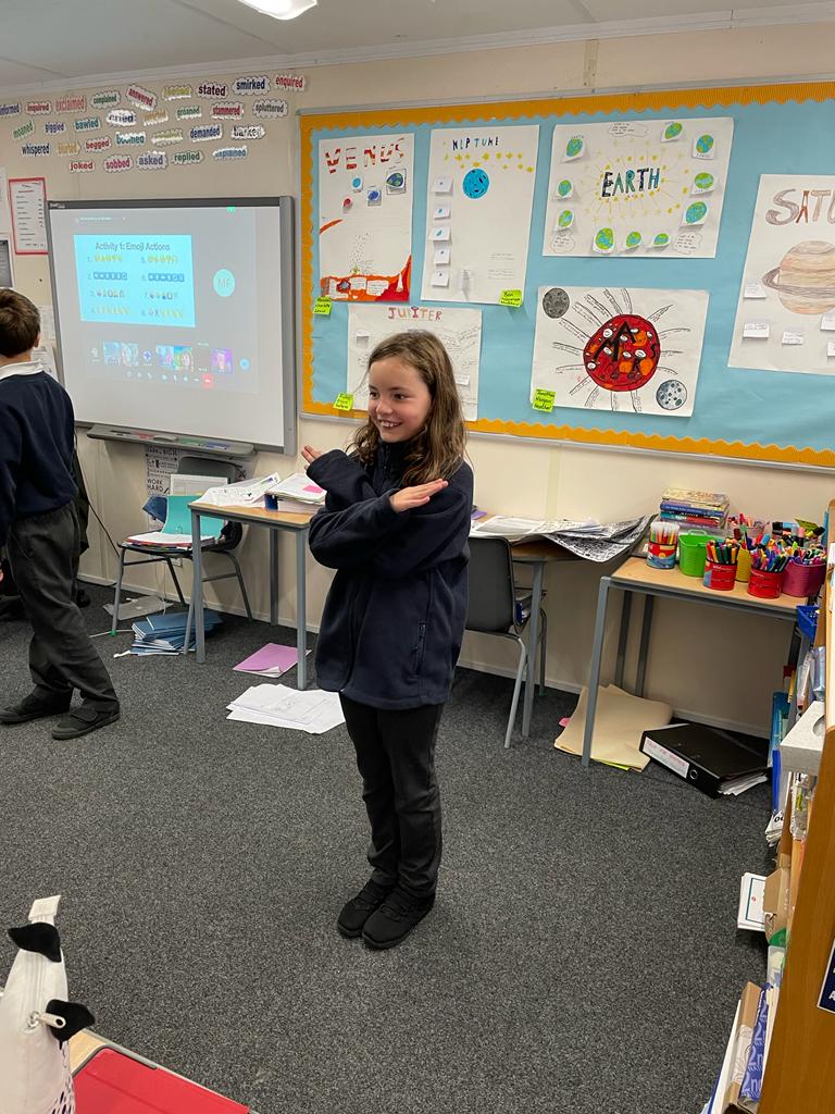 Heriotpssbc's tweet photo. P.4-7 taking part in @inspireSBC #readysetcode creating symbols and algorithms for our robot dances! @SBCEducation1 https://t.co/fQoQVDGB9v