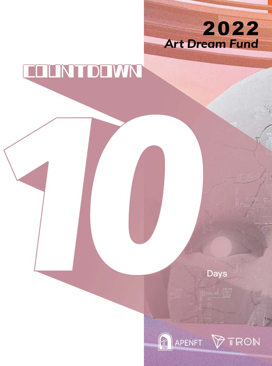 Time flies! Only 🔟 days left till submissions close for our Art Dream Fund 🎨 This is a great opportunity for Artists & Creators of all fields to get financial & advisory support for their NFT projects 💯 More information here: artdreamfund.apenft.io
