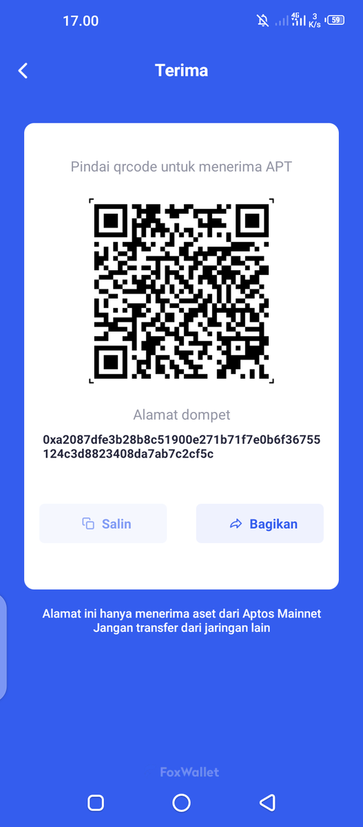 hsbn2001's tweet photo. @FoxWallet @AptosFoundation @AptosNews1 @aptos_news @AptosEcosystems @AptosNewsHQ 0xa2087dfe3b28b8c51900e271b71f7e0b6f36755124c3d8823408da7ab7c2cf5c https://t.co/kqZiA9v0zq