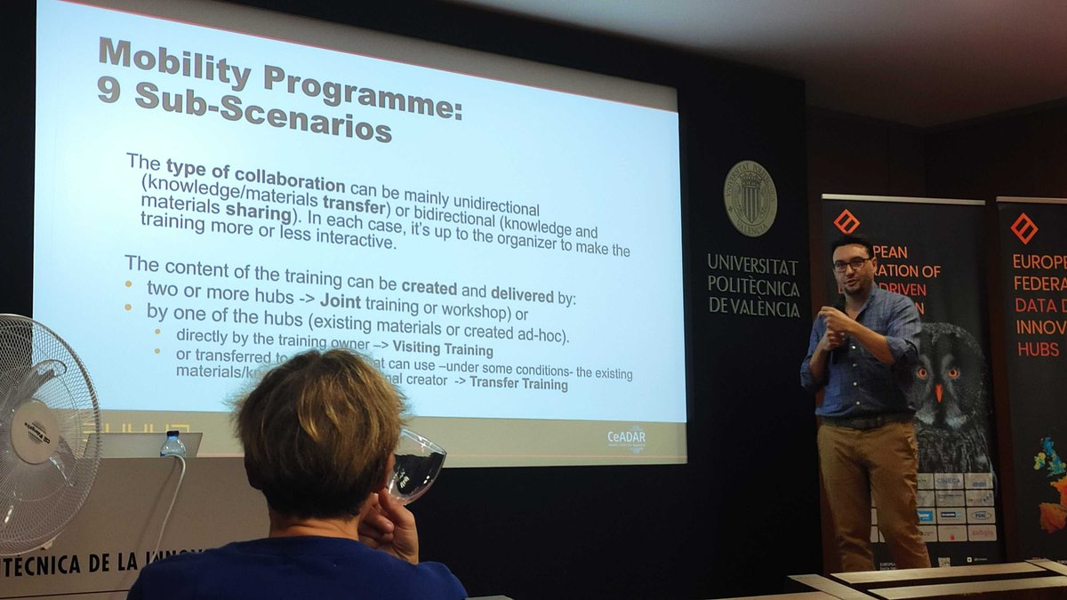 CeADARIreland's tweet photo. @CeADARIreland Ricardo Simon Carbajo and @Cetrulin are in Valencia at the 6th @EuHubs4 Plenary Meeting 

In this project, #CeADAR partners with renowned European #researchcentres to support #SMEs with #datainfrastructure and #technologyservices

#ai #innovation #research #europe https://t.co/c7IMbGri41
