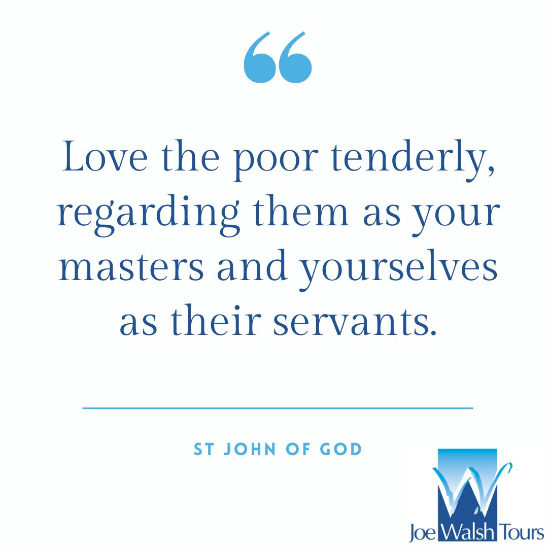 joewalshtours's tweet image. "Love the poor tenderly, regarding them as your masters and yourselves as their servants." 

#sundaythoughts #stjohnofgod
