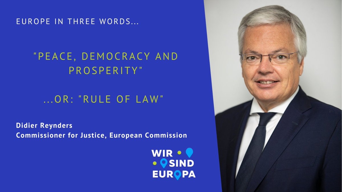 Vor seiner #Humboldtrede zu #Europa am kommenden Donnerstag, haben wir Didier Reynders bereits ein paar Fragen gestellt. Wollt ihr mehr wissen? Dann seid am 27. Oktober vor Ort in Berlin oder per Livestream dabei! Weitere Infos auf unserer Webseite: wir-sind-europa.eu