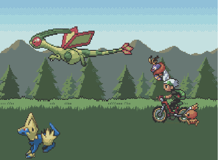 JVCom's tweet photo. Joyeux anniversaire Pokémon Émeraude ! 🎊

La version la plus complète de la 3G a débarqué il y a 17 ans en Europe. https://t.co/sPkAInG6E6