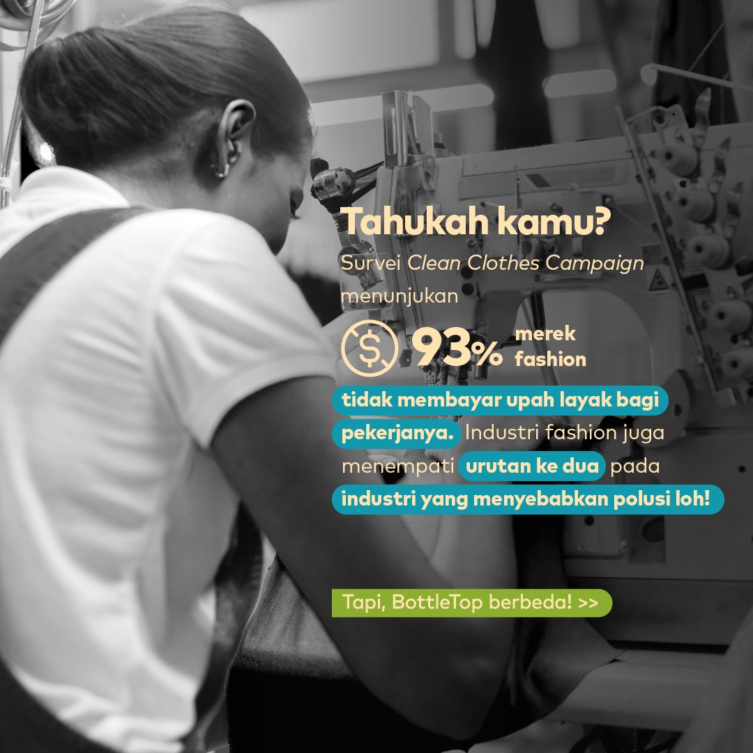 dreamers_lab's tweet photo. Siapa bilang industri #fashion hanya bisa memberikan dampak buruk? BottleTop buktikan bahwa sampah bisa diolah dengan baik untuk menjadi barang yang bernilai tinggi

Kamu tertarik ikut serta menjaga lingkungan juga? Yuk Join Xtract “The Future of waste” untuk belajar lebih lanjut https://t.co/DM0vWgoM1P