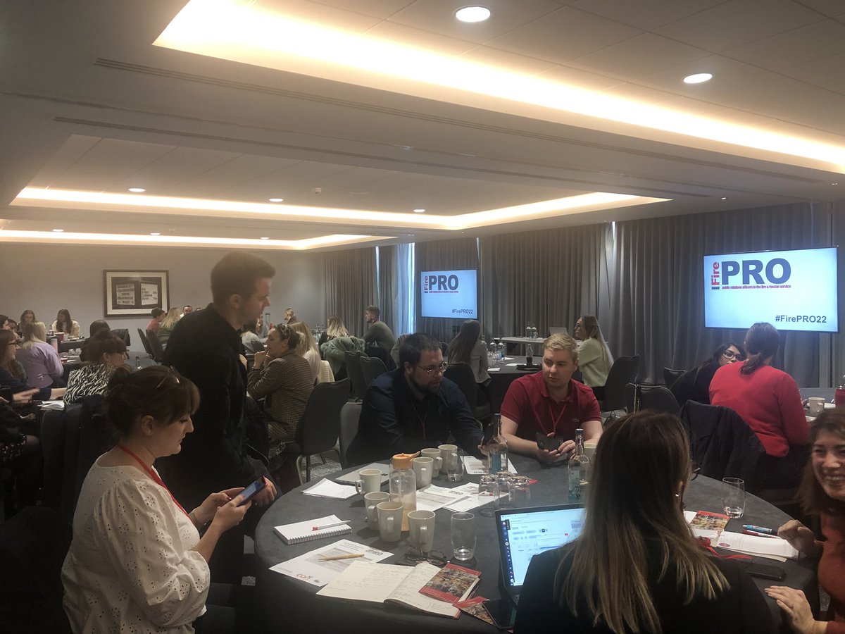 MandyPearse's tweet photo. Lots of keen PR professionals in the room for Day 2 of #firepro22 https://t.co/jlf9q26aDx