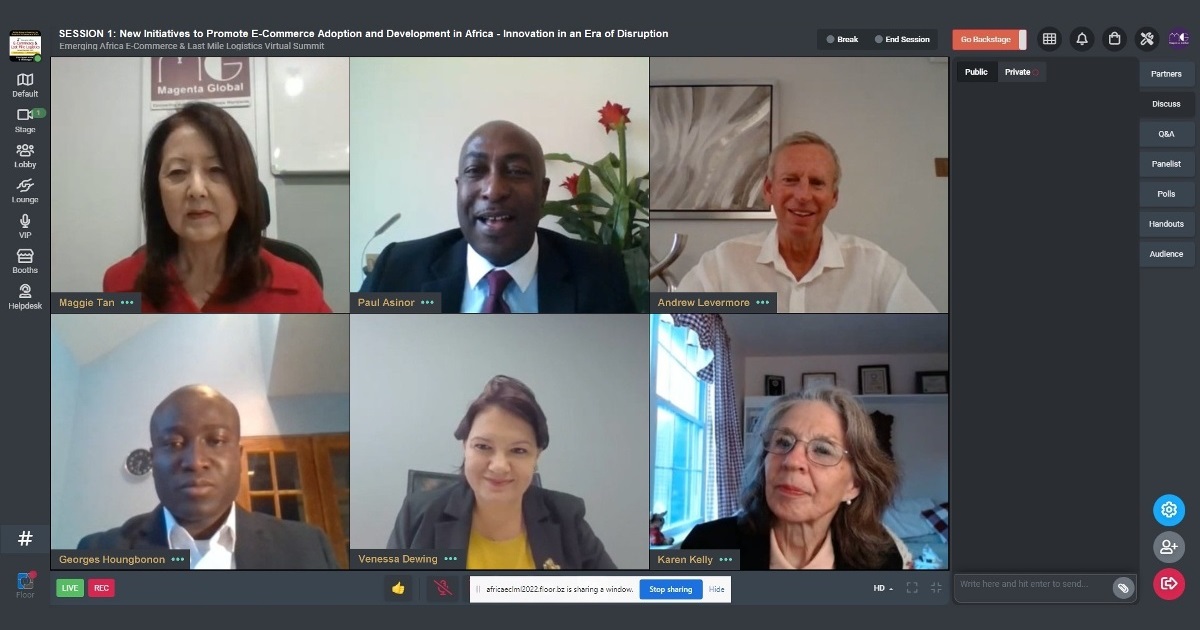 josemaglobal's tweet photo. 2nd Emerging #Africa #ECommerce & #LastMileLogistics Virtual Summit 2022
Oct 18-19 Online
DAY ONE (SESSION 1): Summit opened by session chair Paul Asinor #eCAG and speakers: Andrew Levermore #SangoCapital, Georges Houngbonon #IFC, Venessa Dewing #DHLExpress and Karen Kelly #EMTC. https://t.co/IXxo3YssFg