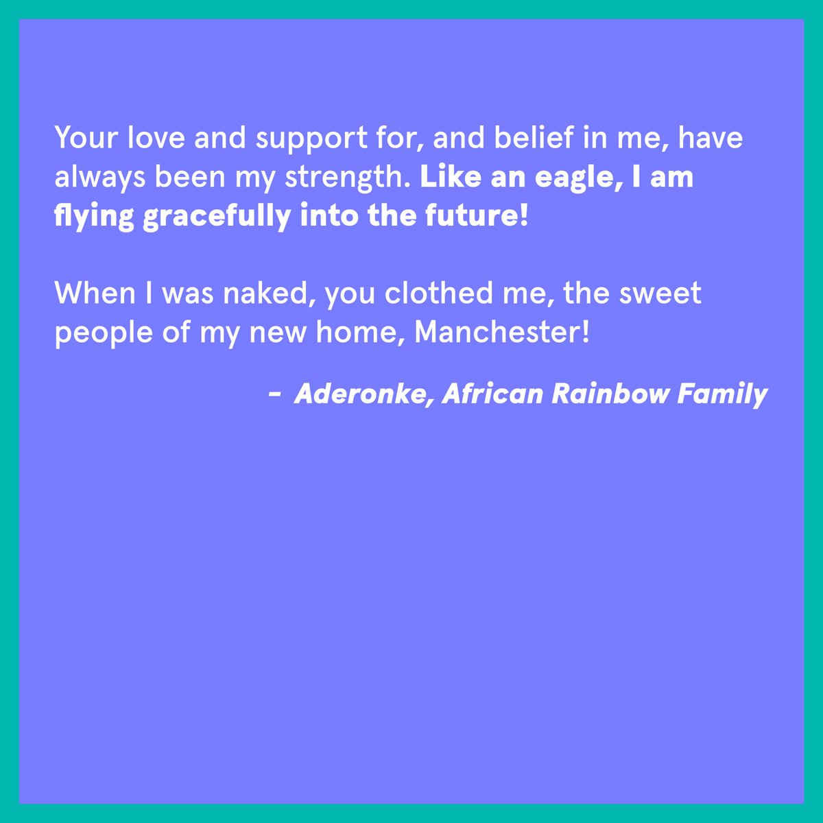 Storytelling makes us human. Inspired by our recent collaboration with @KINDSnacksUK, our partner, @AfricanRainbow1, shared this story of kindness with us about their journey when arriving to the UK. You Clothed Me was written by Aderonke, Founder of African Rainbow Family.